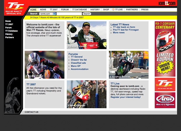 The Official website of the Isle of Man TT